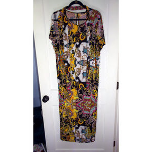 Tiana B Print Dress Petite Large NEW